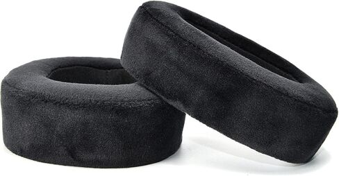 وسائد أذن E55BT تعمل على ترقية القطيفة السميكة - غطاء وسادة أذن إسفنجي بديل متوافق مع سماعات JBL E55BT E55 bt اللاسلكية بتقنية البلوتوث، إسفنج ذاكرة عازل للضوضاء، سُمك إضافي in Kuwait