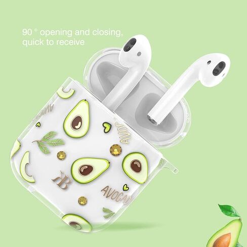 غطاء حافظة لجهاز AirPods Pro 2، حافظة AirPods أنيقة للنساء والفتيات، غطاء حماية صلب بأنماط اليوسفي اللطيفة قابل للحمل ومقاوم للصدمات، جراب Air Pods Pro2 أمامي مرئي in Saudi Arabia