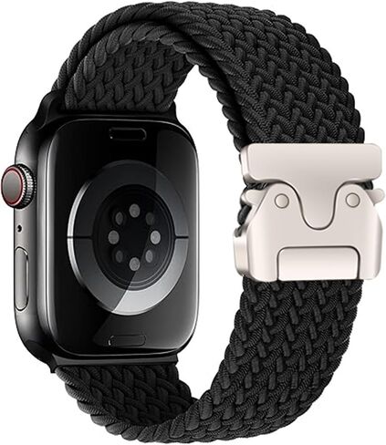 Braided Bands Compatible with Apple Watch 38mm 40mm 41mm 42mm 44mm 45mm 46mm 49mm for Women Men,Parachute Style Buckle Straps for iWatch Series 10 9 8 7 6 SE 5 4 3 2 Ultra 2 1 in Kuwait
