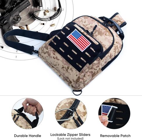VIGERARI Tactical Sling Bag for Men, Concealed Carry Bag for Men, Women Gun Bag, Tactical Sling Backpack for Handguns in Saudi Arabia