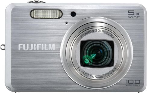 كاميرا Fujifilm FinePix J150 10MP الرقمية مع تكبير بصري 5x (فضي) (متجددة) in Saudi Arabia