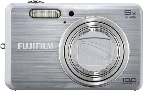 كاميرا Fujifilm FinePix J150 10MP الرقمية مع تكبير بصري 5x (فضي) (متجددة) in Saudi Arabia