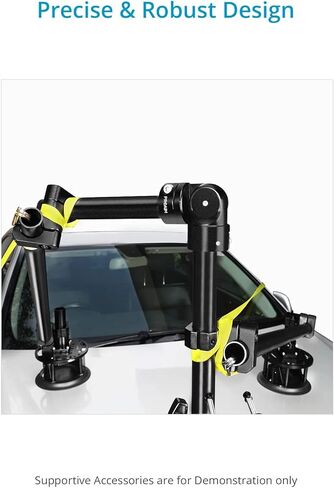 موصل/مقرنة PROAIM لأنبوب السقالة/قضبان السرعة Ø42 /48 /50 مم. لتجهيز كاميرا السيارة، هيكل من الألومنيوم. مرفق آمن، يدور بزاوية 180 درجة - تعديلات زاوية سهلة (CL-SCFT-01) in Kuwait