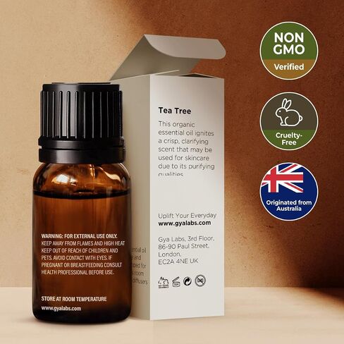 Gya Labs Organic Ginger Oil for Body Comfort - Natural Organic Ginger Essential Oil for Hair, Skin & Diffuser - (0.34 fl oz) in Saudi Arabia