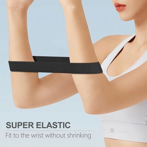 One Click No Gap Stretchy Nylon/Braided Bands Compatible with Samsung Galaxy Watch 7/6/5/4/FE 40mm 44mm/ Watch 5 Pro 45mm/ Watch 6/4 Classic 43mm 47mm 42mm 46mm,20mm Soft Nylon Sport Wristband(2 pack) in Saudi Arabia