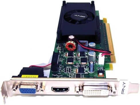 بطاقة رسومات PNY GeForce 210 1024MB DDR2 PCI-Express 2.0 DVI+VGA+HDMI منخفضة المستوى VCGG2101XPB in Kuwait