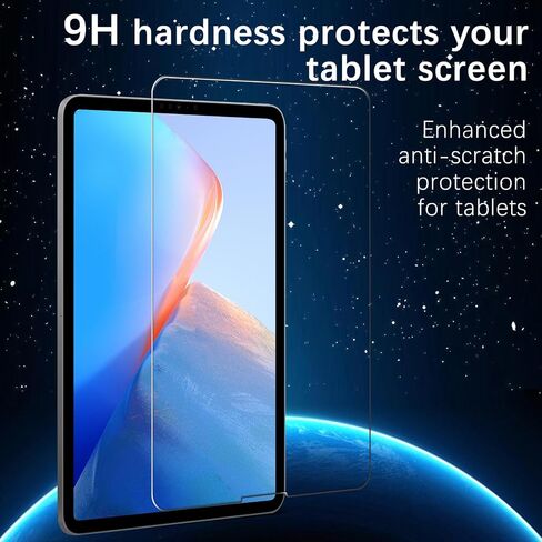 MAYtobe [واقي شاشة مكون من عبوتين مصمم لجهاز iPad Pro 11 بوصة (الجيل الرابع/الثالث/الثاني/الأول) من الزجاج المقسى، بدون فقاعات، مقاوم للخدش، سهل التركيب in Kuwait