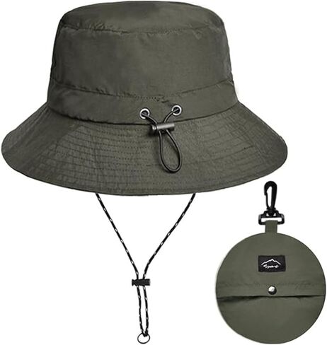 Tapp Collections Waterproof Bucket Hat for Men Women UV Sun Protection and Wide Brim Fishing Hat for Beach Hiking Garden in Saudi Arabia