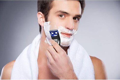 POVOS One-Blade Beard Trimmer, Bidirectional Electric Face&Body Hair Removal Shaver, Waterproof Stubble Detail Groomer Kit in Saudi Arabia