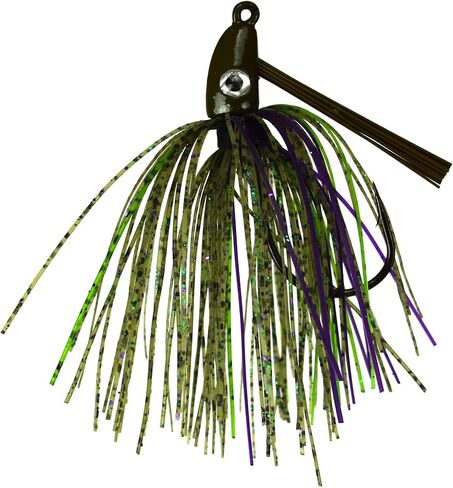 Trophy Bass Company 2-Pack Pro Swim Jig, 3/8 Oz Bass Fishing Jigs with Fish Bait Keeper and Skirt, Weedless Bass Fishing Lures for Freshwater in Saudi Arabia