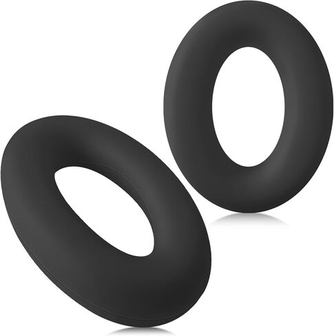 Geiomoo Silicone Earpads for Bose QuietComfort Ultra, Sony WH-CH720N, Sony WH-1000XM4, Sony WH-1000XM3, 1MORE SonoFlow, Sennheiser Momentum 4 Headphones, Replacement Ear Cushions Cover (Black) in Saudi Arabia