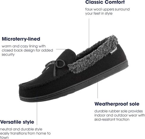 Acorn Men's Ellsworth Moc Slippers with Suede Upper and Berber Lining in Saudi Arabia
