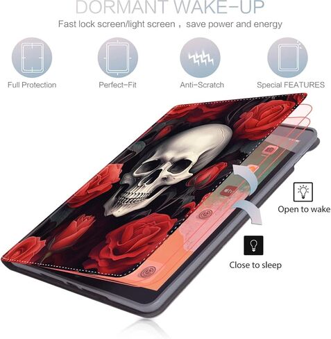Case for iPad 9th/8th/7th Generation, iPad 10.2 Case (2021/2020/2019), Slim Folding Stand Cover with Auto Wake/Sleep for iPad 10.2 inch, Purple Dragon Baby in Saudi Arabia