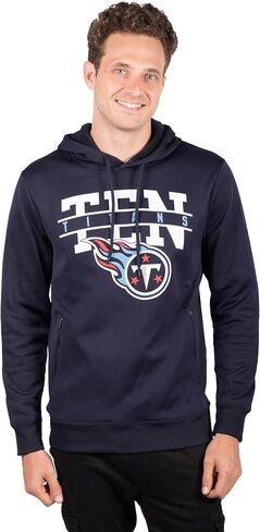 Ultra Game NFL Men's Soft Fleece Hoodie Pullover Sweatshirt With Zipper Pockets in Kuwait
