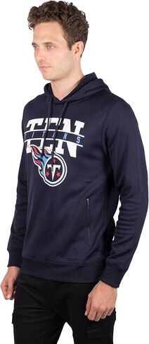 Ultra Game NFL Men's Soft Fleece Hoodie Pullover Sweatshirt With Zipper Pockets in Kuwait