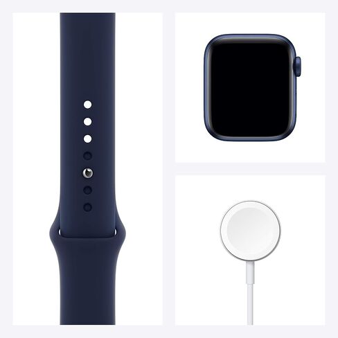 Apple Watch Series 6 (GPS، 40 ملم) - (المنتج) أحمر - هيكل من الألومنيوم مع (المنتج) أحمر﻿ - حزام رياضي in Kuwait