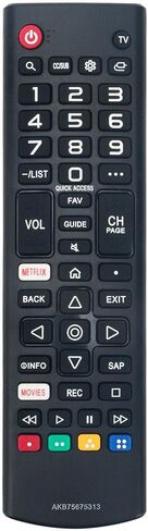 Replacement Remote Control for LG AKB75675313 for All LG Smart TV LCD LED OLED UHD HDTV Plasma Magic 3D 4K TVs (AKB75675313) in Kuwait