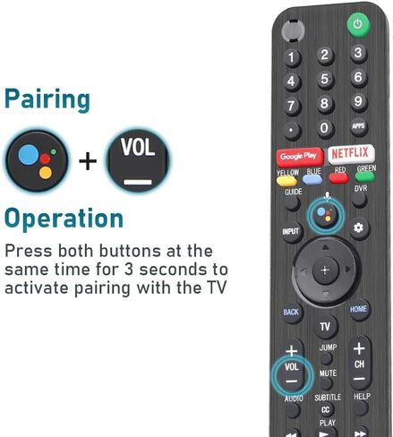 RMF-TX500U CtrlTV وحدة تحكم عن بعد صوتية عالمية وجهاز تحكم عن بعد بلوتوث سوني الذكي، لجهاز Sony Android 4K Ultra HD LED Internet KD XBR Series UHD LED 43 48 49 55 65 75 85 77 85 98 بوصة TV01 in Kuwait