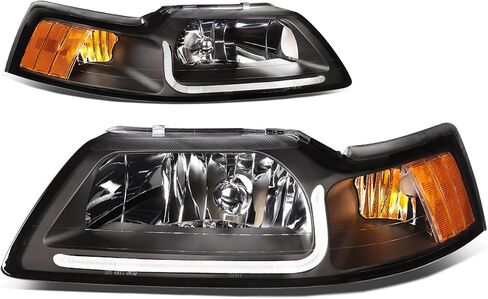 DNA MOTORING HL-LB-DAN99-CH-CL1 Chrome LED DRL Strip Headlight Bumper Lamp Replacement For 02-06 Sierra Yukon Denali in Saudi Arabia