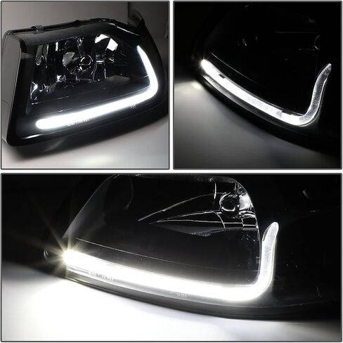 DNA MOTORING HL-LB-DAN99-CH-CL1 Chrome LED DRL Strip Headlight Bumper Lamp Replacement For 02-06 Sierra Yukon Denali in Saudi Arabia