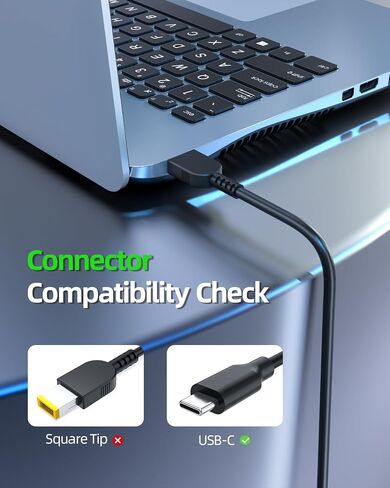 شاحن تيار متردد 65 وات بديل لجهاز Lenovo Yoga Ideapad Slim Book 6 9 9-14ITL05 9-14IAP7 9-13IRU8 9-13IMU9 9-14ITL5 9-14IMH9 9-14IRP8 6-13ARE05 6-13ALC6 6-13ALC7 6-13ABR8 سلك إمداد محول الطاقة للكمبيوتر المحمول in Saudi Arabia