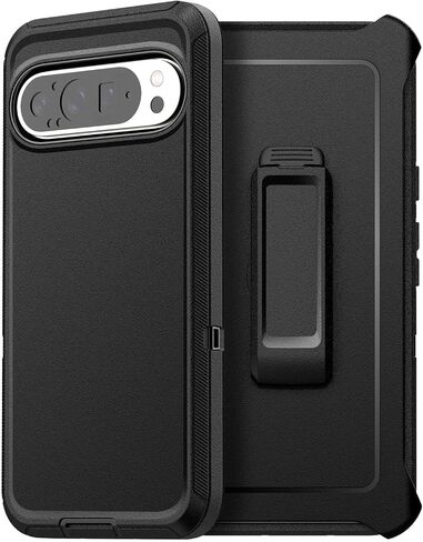 AICase for Google Pixel 9 Pro XL Case with Belt Clip,3-Layer Heavy Duty Drop Protection Full Body Rugged Shockproof/Dust Proof Military Protective Tough Durable Phone Cover for Google Pixel 9 Pro XL in Saudi Arabia