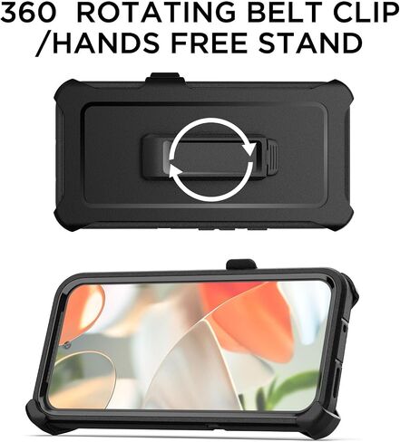 AICase for Google Pixel 9 Pro XL Case with Belt Clip,3-Layer Heavy Duty Drop Protection Full Body Rugged Shockproof/Dust Proof Military Protective Tough Durable Phone Cover for Google Pixel 9 Pro XL in Saudi Arabia