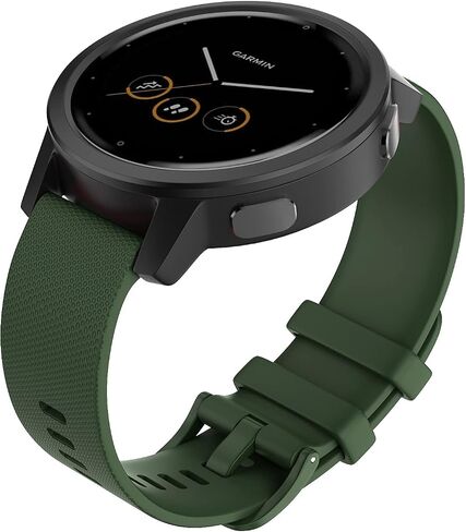 سوار ساعة OVERSTEP Vivoactive 4، 22 ملم من السيليكون الناعم لساعة Garmin Darth Vader/First Avenger/Polar Vantage M/Samsung Galaxy Watch 3 45mm/Galaxy Watch 46mm/Gear S3 Frontier/Gear S3 Classic in Saudi Arabia