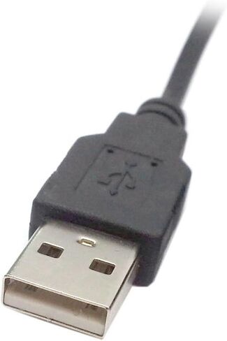 Cablecc USB 2.0 ذكر نوع إلى 5.5x2.5 مللي متر تيار مستمر 5 فولت قابس طاقة موصل برميل كبل شحن 80 سنتيمتر in Saudi Arabia