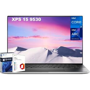 Dell XPS 15 9530 Business Laptop, Microsoft Office Lifetime License, 15.6" FHD+ 500nits, Intel 10-Core i7-13620H,32GB DDR5,1TB SSD, Arc A370M, Backlit KB, Fingerprint, Thunderbolt4, Wi-Fi6, Win11 Pro