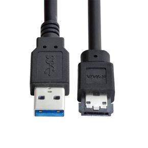 NFHK USB-C Type-C to Power Over eSATA DC5V Adapter USB3.0 to HDD/SSD/ODD eSATAp Converter