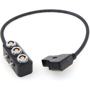 Power Splitter Box D-tap Male to 3 Way 0B 2 Pin Female 14.8V Adapter Cable