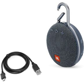 BoxWave Cable Compatible with JBL Clip 3 - DirectSync Cable, Durable Charge and Sync Cable