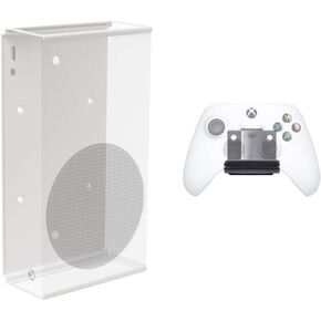 HIDEit Mounts Wall Mount for Xbox Series S - American Company - White Steel Mount for Xbox Series S - Wall Mount Kit Works with Xbox Series S - Patented