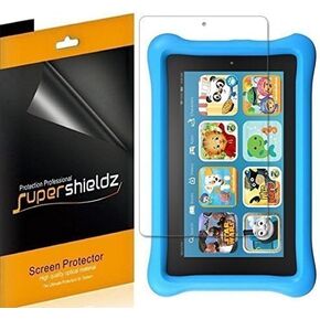 Supershieldz (3 Pack) Designed for Fire 7 Kids Edition Tablet 7 inch Display (5th Generation 2015 Release Only) Screen Protector, High Definition Clear Shield (PET)