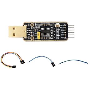 waveshare for Raspberry Pi 5 USB to UART Debugger Module,6PIN/3PIN Cable Connecting with Raspberry Pi 5,High Baud Rate Transmission,Supports Mac, Linux, Android, Windows 7/8/8.1/10/11, Black
