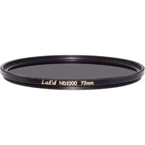 X2 72mm ND1000 MC Filter Schott B270 Glass Brass Frame ND 3.0 Multi-Coated 72 Luzid