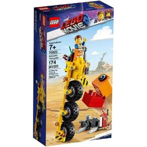 LEGO The Movie 2 Emmet’s Thricycle! 70823 Three-Wheel Toy Bicycle Action Building Kit for Kids (173 Pieces) (Discontinued by Manufacturer)