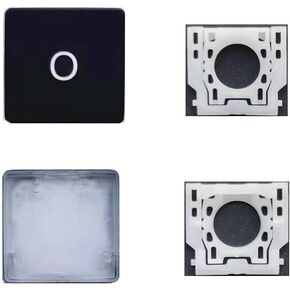 Replacement Individual O Key Cap and Hinges are Applicable for Surface Pro 4/5/6/7 1724 1796 1807 1866 (Black) Keyboard to Replace The O Key Cap and Hinge