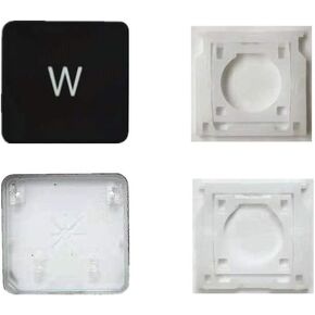 Replacement Individual AP08 Type W Key Cap and Hinges are Applicable for MacBook Pro Model A1425 A1502 A1398 for MacBook Air Model A1369/A1466 A1370/A1465 Keyboard to Replace The W Key Cap and Hinge
