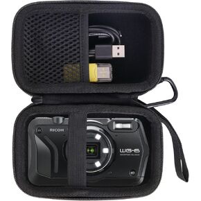 WAIYUCN Hard Carrying Case Compatible with Ricoh WG-6/G900 II/WG-7/WG-8/WG-90/WG-80/WG-70/WG-60 Webcam Waterproof Camera Case
