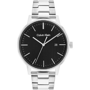 Calvin Klein Women's Quartz Stainless Steel and Link Bracelet Watch, Color: Silver (Model: 25200128)