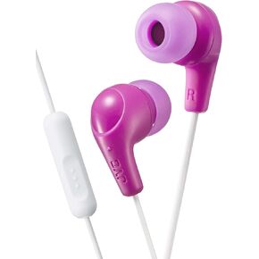 Gumy Plus Earbuds with Mic and Remote for Connected Devices - Silicone Ear Pieces - Pink