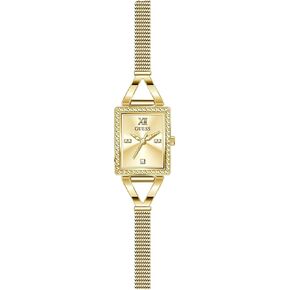 GUESS Women's Jewelry Square Glitz 22mm Ladies Japanese Quartz Watch