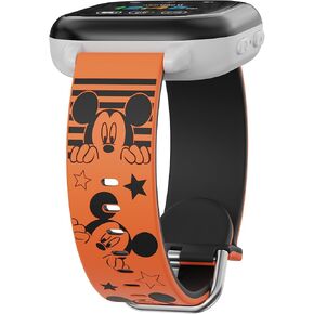 Kids Cartoon Engraved Watch Band Compatible with Gizmo Watch 3 2 1/ Gabb Watch 3 2 1/ SyncUP Watch, 20mm Two-Tone Soft Silicone Sport Hook Loop Replacement Smartwatch Bands Strap for Boys Girls