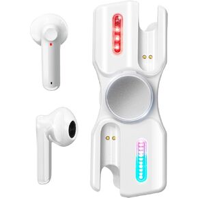 King Lucky True Wireless Earbuds Bluetooth Earphones 30-Hrs Playtime Noise Cancelling Portable Mini Design Bluetooth 5.3 Multifunction Fidget Spinner Ear Buds