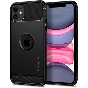 Spigen Rugged Armor Designed for iPhone 11 Case (2019) - Matte Black