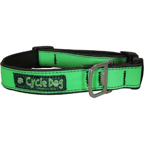 Green Max Reflective Bottle Opener Plastic Buckle Collar (Large, 17"-27") - 100% Surface Reflectivity/Tough Super Bright - Keeps Your Pets Safe at Night/Never Needs Charging