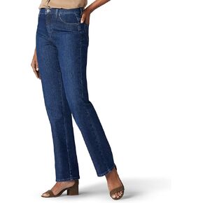 Lee Women's Relaxed Fit Straight Leg Jean, Meridian