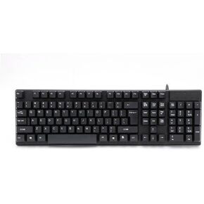 KB-IMK15 107-Key Wired USB Keyboard, English